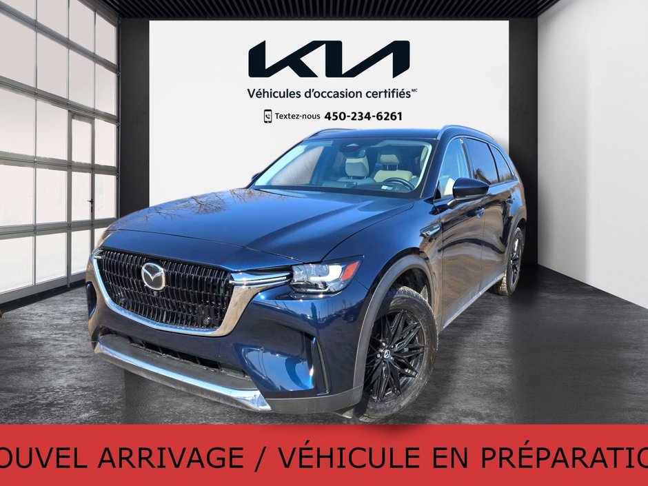 2025 Mazda CX-90 PHEV GT, JAMAIS ACCIDENTÉ, 7 PASSAGERS, CUIR, TOIT, AWD in Mirabel, Quebec