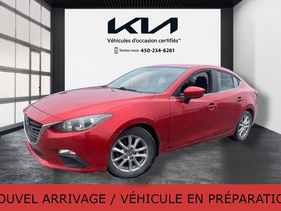 Mazda 3 GS-SKY, JAMAIS ACCIDENTÉ, 8 PNEUS, AUTOMATIQUE 2014 à Mirabel, Québec