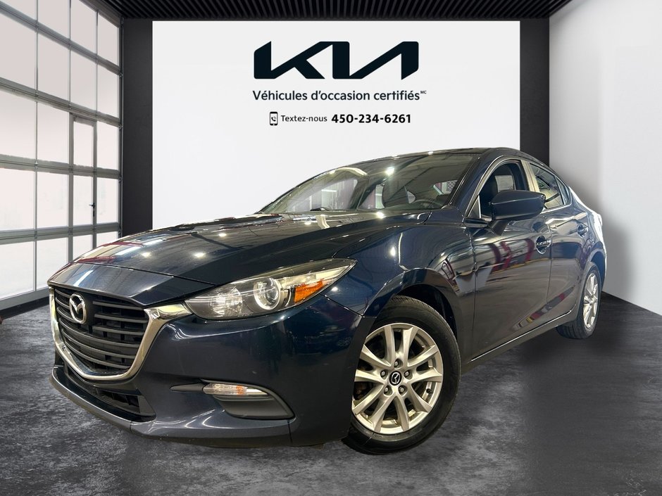 2017 Mazda 3 SE, JAMAIS ACCIDENTÉ, CUIR, AUTOMATIQUE in Mirabel, Quebec