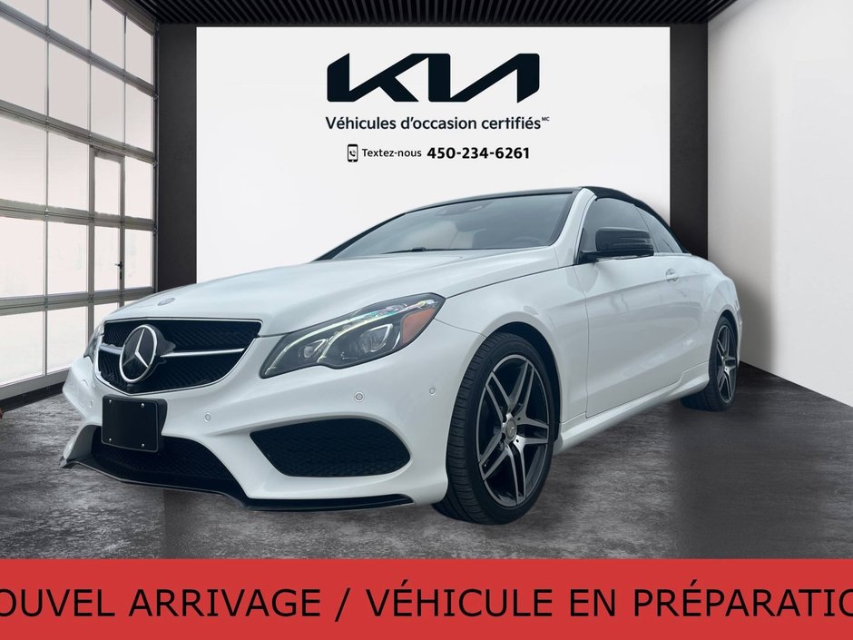 Mercedes-Benz E-Class E 400, JAMAIS ACCIDENTÉ, V6, CUIR, GPS 2016 à Mirabel, Québec