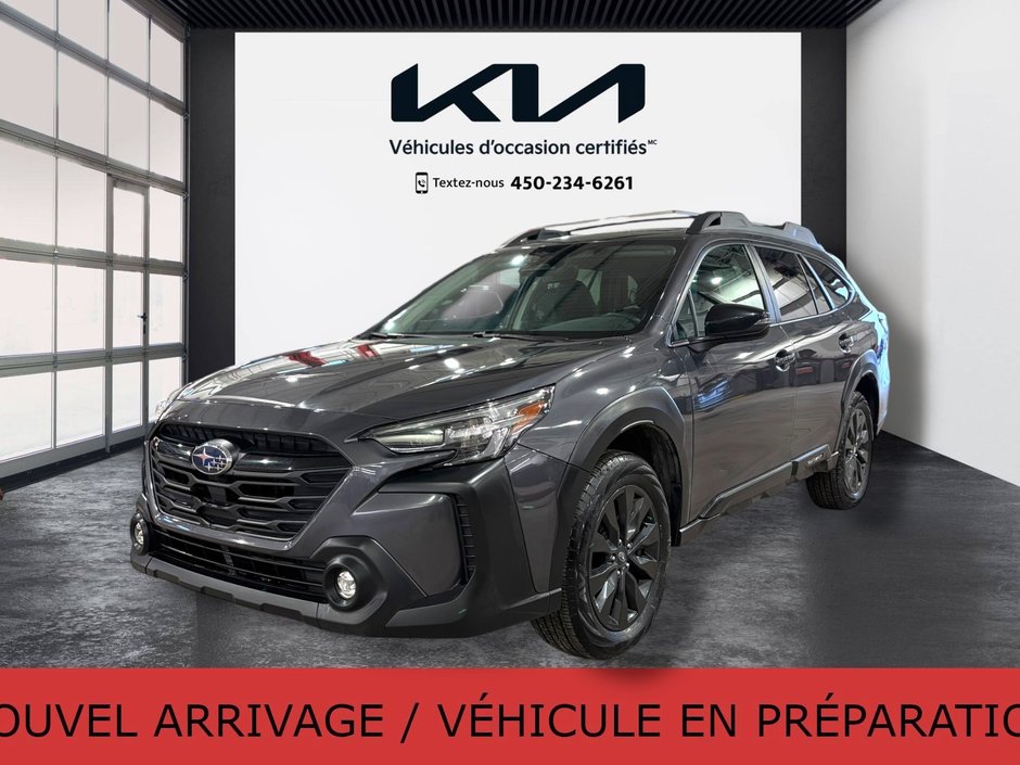 2024 Subaru Outback Onyx, JAMAIS ACCIDENTÉ, TOIT, CUIR, AWD, HITCH in Mirabel, Quebec