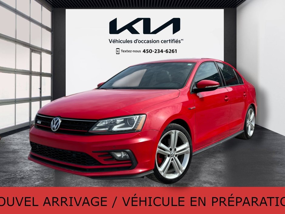 2017 Volkswagen Jetta Sedan GLI Autobahn, JAMAIS ACCIDENTÉ, 8 MAGS, MANUELLE in Mirabel, Quebec