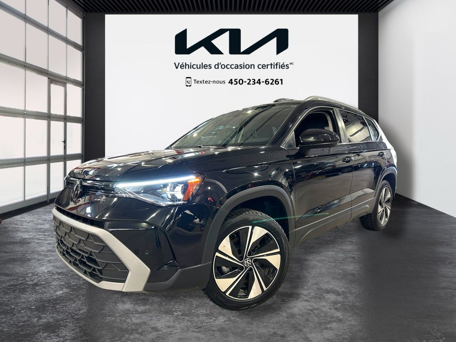 2025 Volkswagen Taos Comfortline, JAMAIS ACCIDENTÉ, CUIR/SUEDE, AWD in Mirabel, Quebec