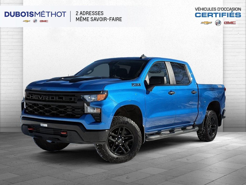 Chevrolet Silverado 1500 CUSTOM TRAIL BOSS 4 CYL. 2.7L TURBO Z71 4X4 CREW ! 2024 à Plessisville, Québec - w940px