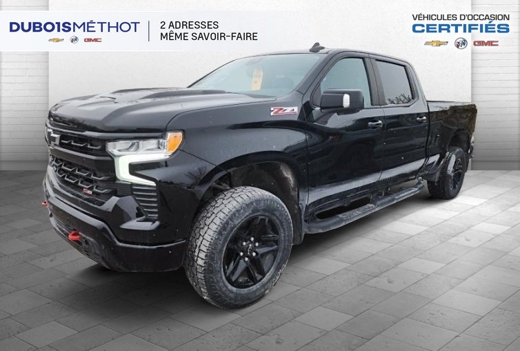 Chevrolet Silverado 1500 LT TRAIL BOSS, V8 5.3L, CUIR, CREW, TOIT, 4X4 !!! 2024 à Victoriaville, Québec - w940px