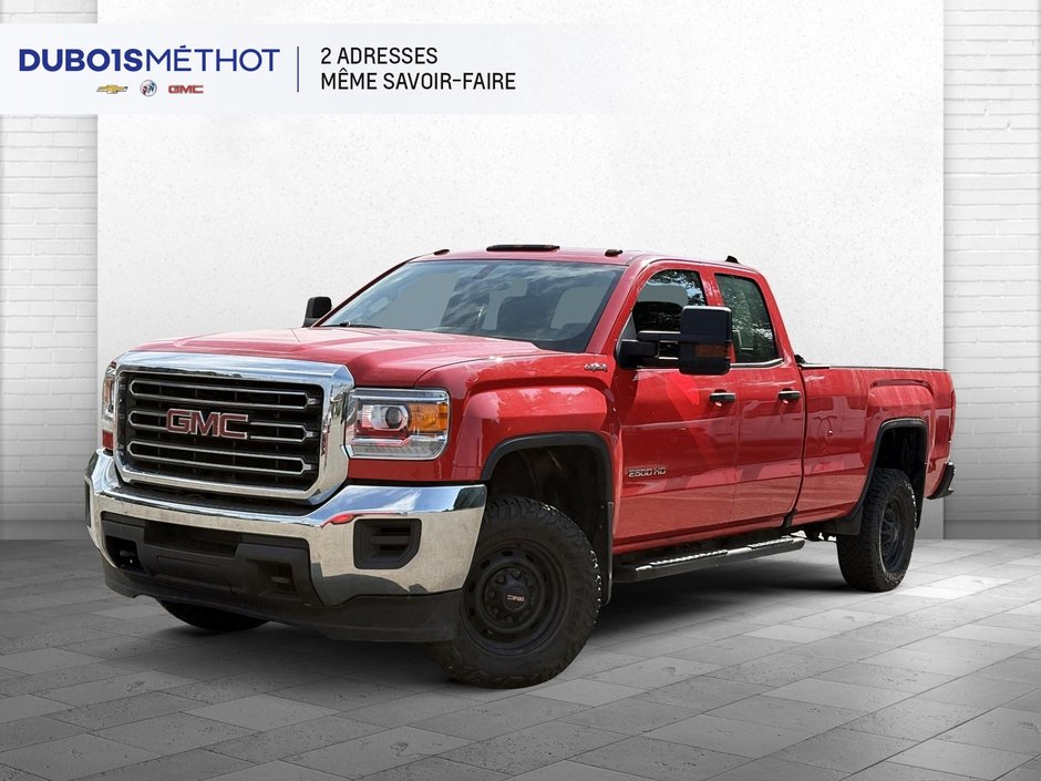 GMC Sierra 2500HD WORK TRUCK, 4X4, DOUBLE CAB, V8 6.0L A ESSENCE !!! 2018 à Victoriaville, Québec - w940px