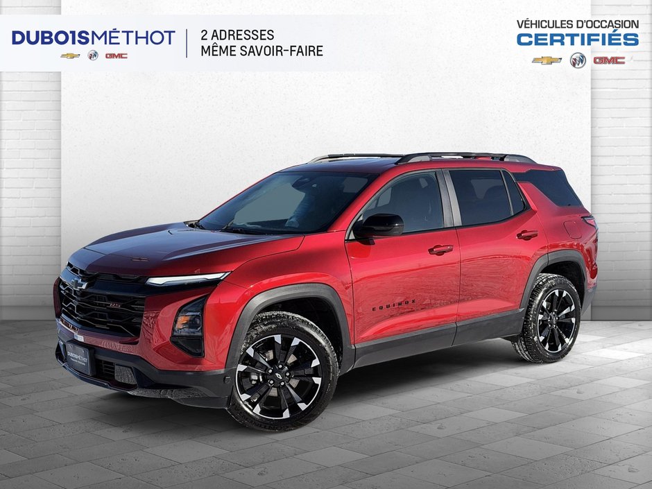 Chevrolet Equinox AWD RS, CUIR, SIEGES VOLANT CHAUFFANTS, 2025 à Victoriaville, Québec - w940px