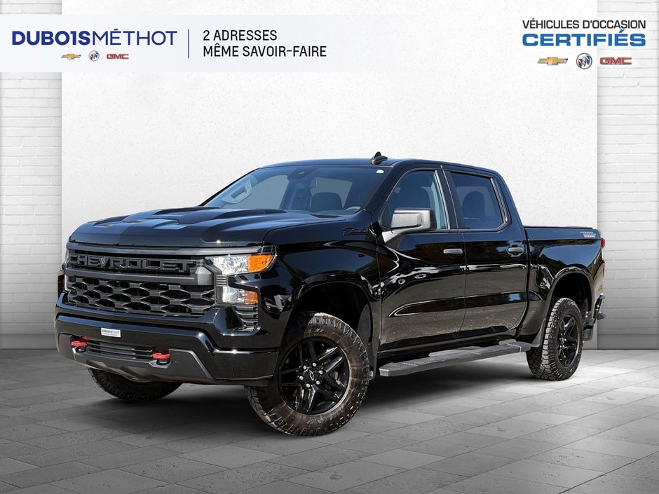 Chevrolet Silverado 1500 CUSTOM TRAIL BOSS, V8 5.3L, CREW, 4X4 !!! 2022 à Victoriaville, Québec - w940px