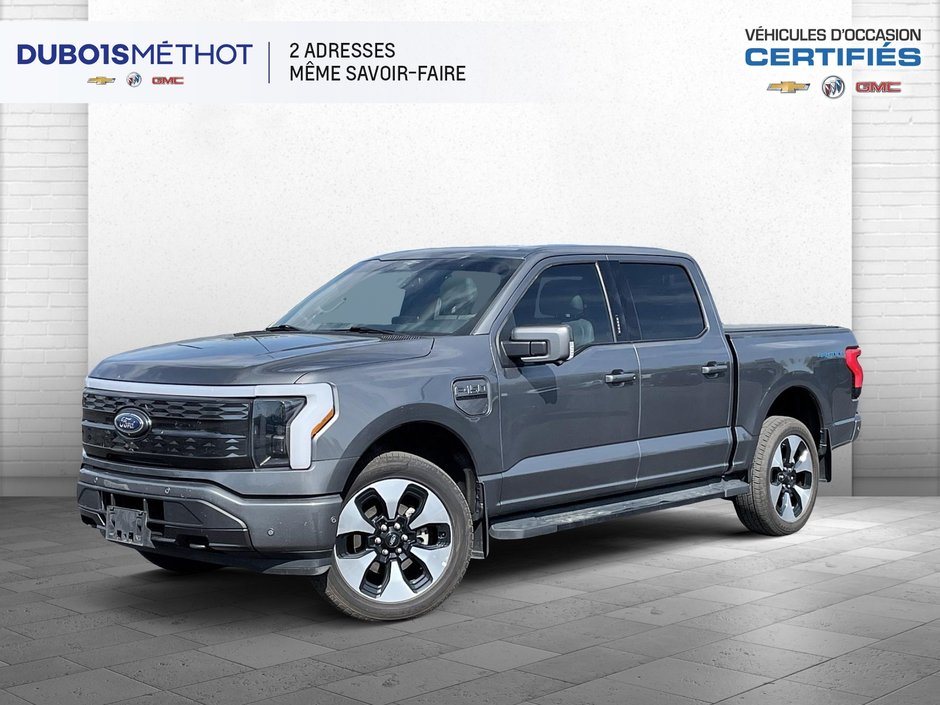 2023 Ford F-150 Lightning PLATINUM, CUIR, TOIT, GPS, 4X4, 100% ELECTRIQUE !! in Plessisville, Quebec - w940px