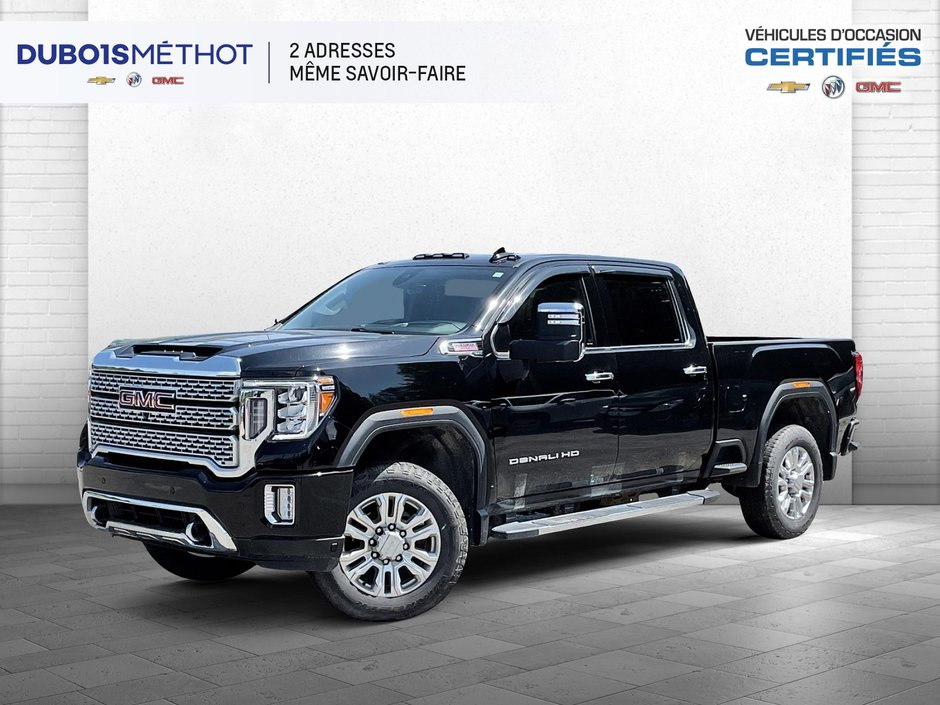 2021 GMC Sierra 2500HD DURAMAX V8 6.6L DIESEL, DENALI, CUIR, CREW, 4X4 !! in Victoriaville, Quebec - w940px