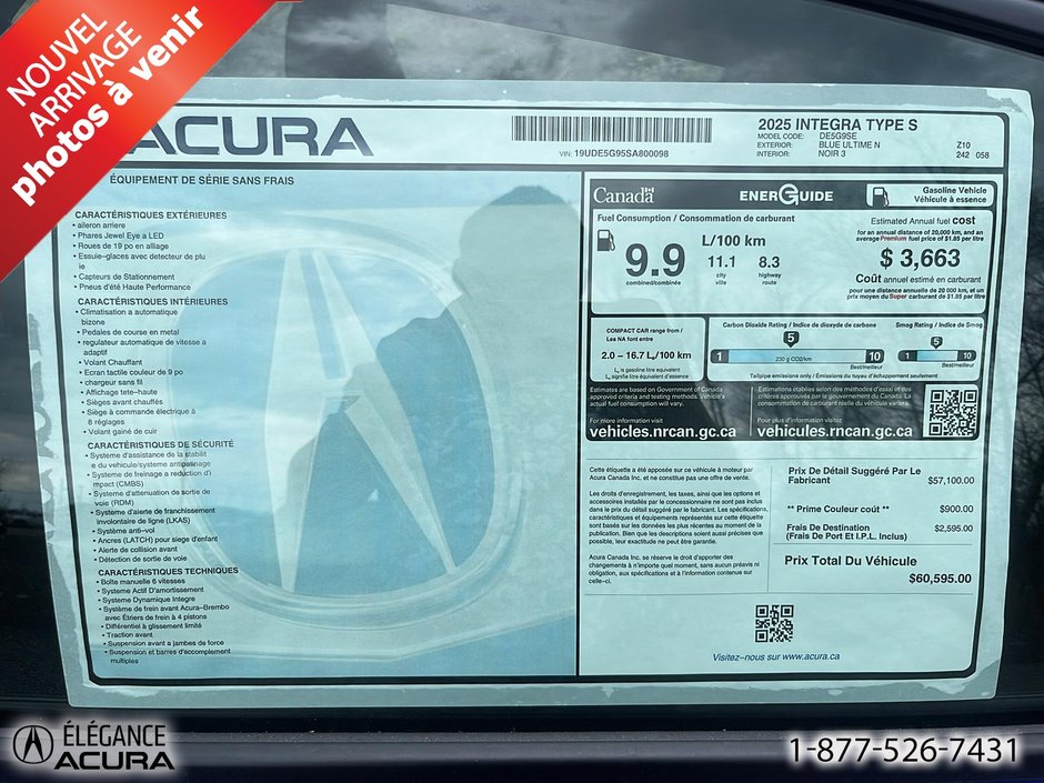 2025 Acura Integra Type S in Granby, Quebec