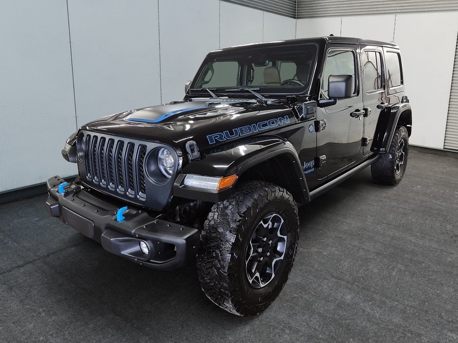 Jeep Wrangler 4XE Unlimited Rubicon UNLIMITED RUBICON CUIR BRUN 2022 à Sherbrooke, Québec