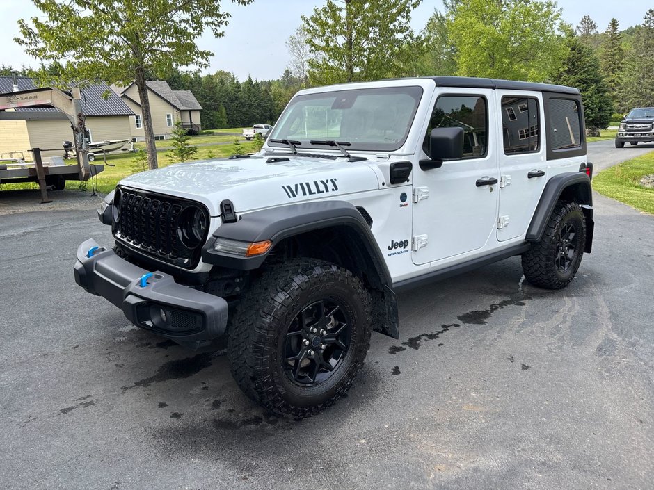 2024 Jeep Wrangler 4xe WILLYS 4X4 // HYBRIDE // DEUX TOITS-0