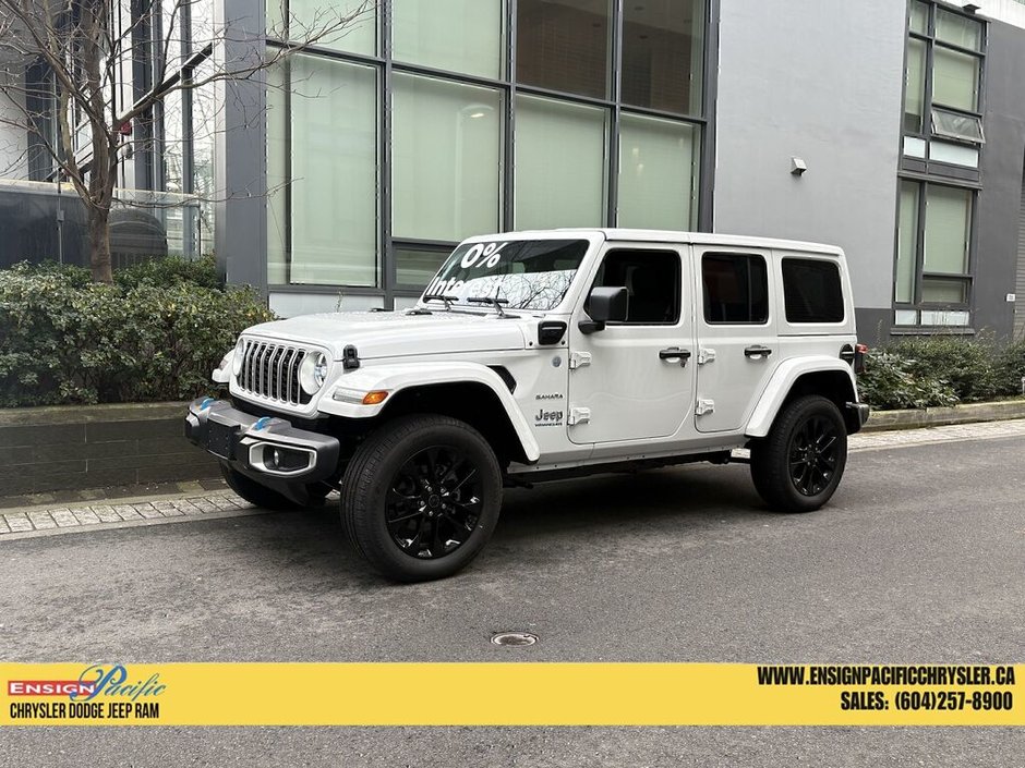 2024 Jeep Wrangler 4xe Sahara Adventure Without Limits. Electrified Wrangler Capability.