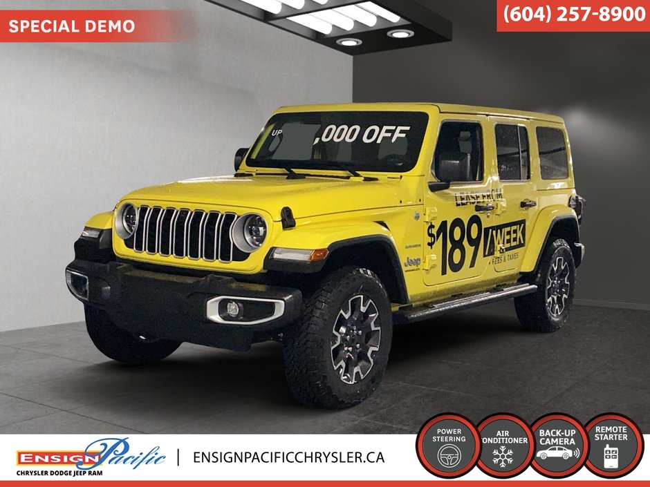 2024 Jeep Wrangler Sahara 4 Door 4x4
