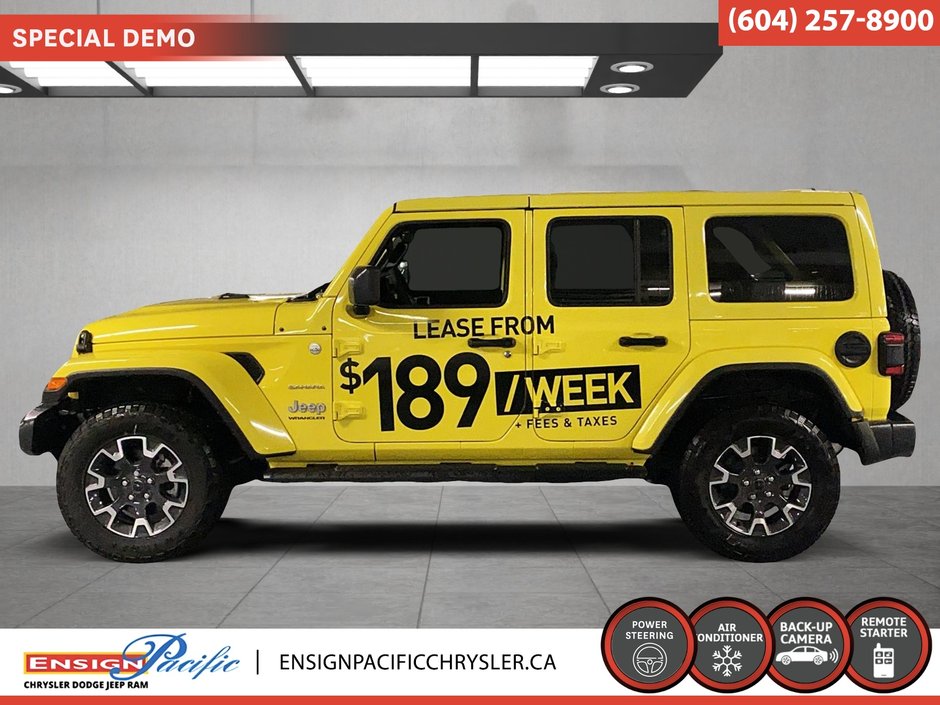 2024 Jeep Wrangler Sahara 4 Door 4x4