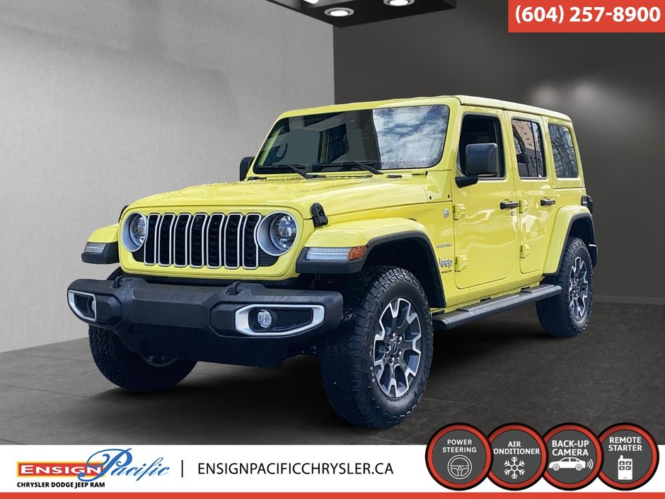 2024 Jeep Wrangler Sahara 4 Door 4x4 Built for adventure. Ready for anywhere.