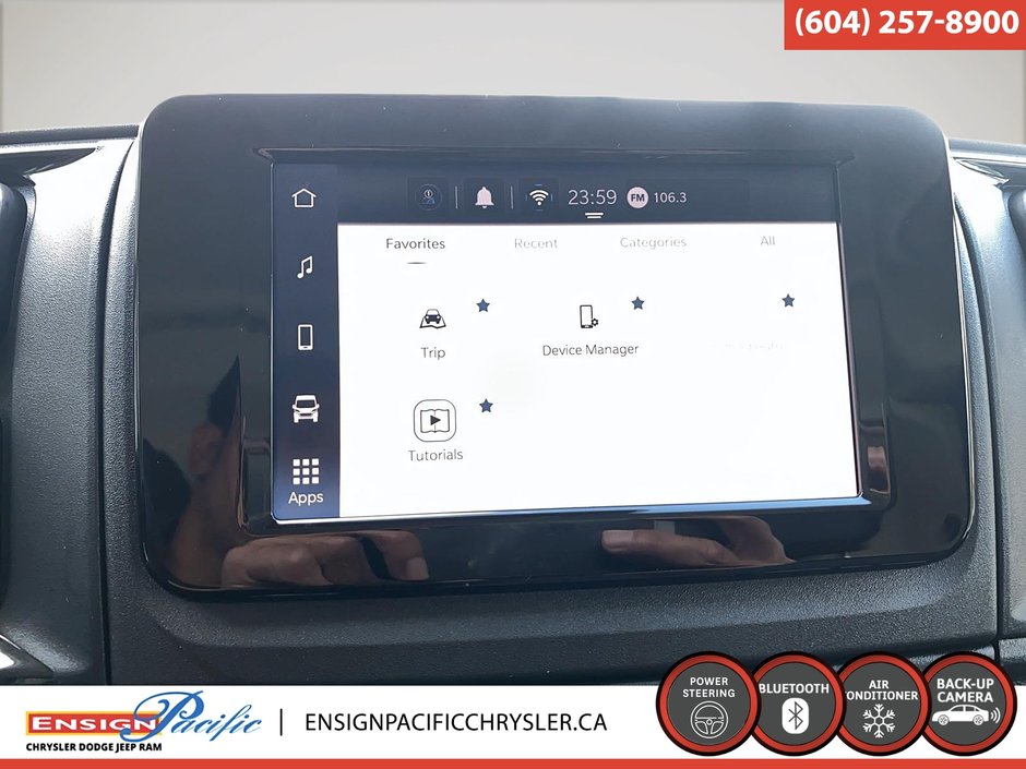 2025 Ram PROMASTER CARGO VAN 1500 TRADESMAN W/ PASS SEAT