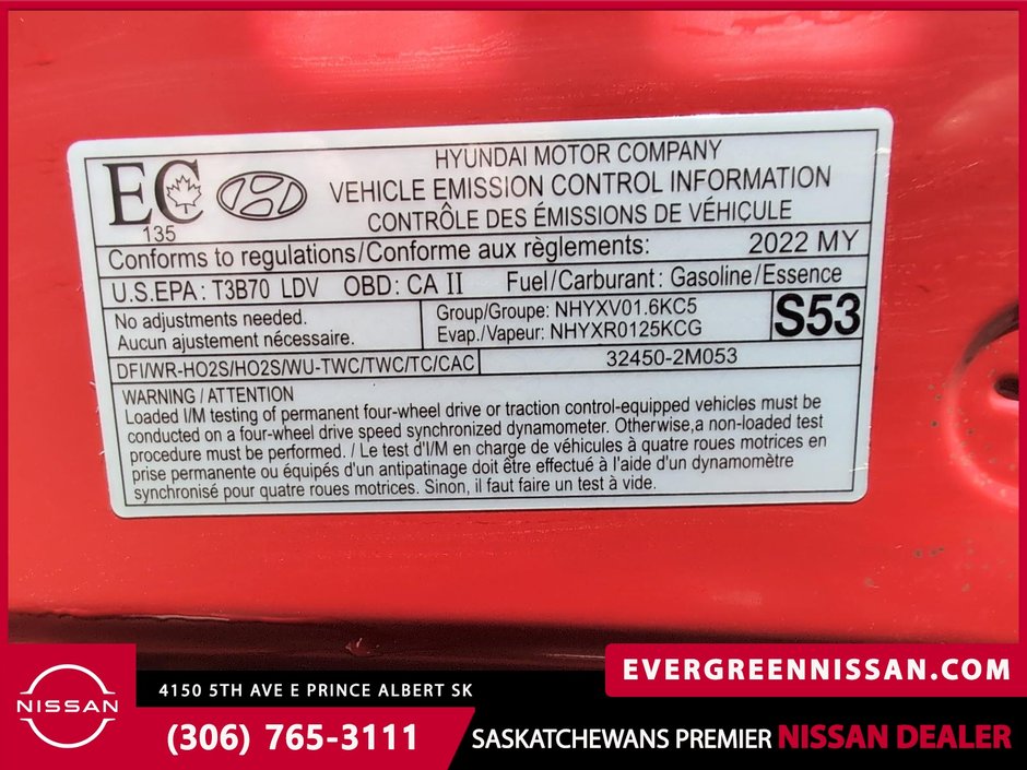 2022 Hyundai Kona N LINE 2 SETS OF TIRES! AWD !!