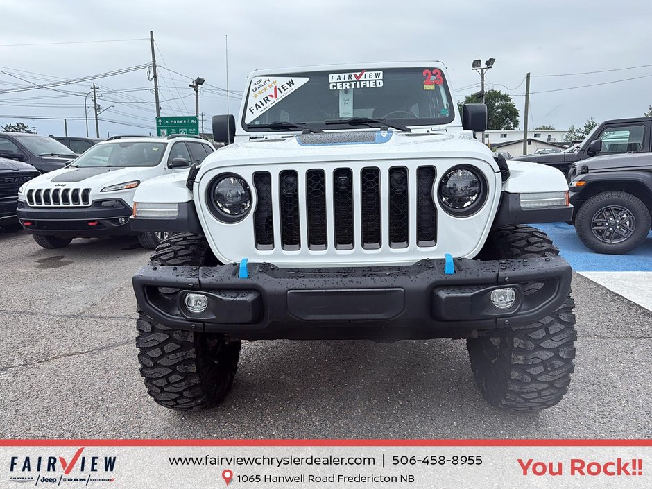 2023 Jeep Wrangler 4xe Rubicon 6 inch lift kit 37 inch tire wheel package