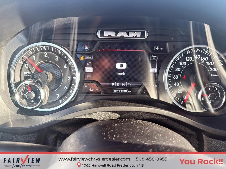 2022 Ram 1500 Laramie Sport package, 35 inch tire wheel package, fox lift kit