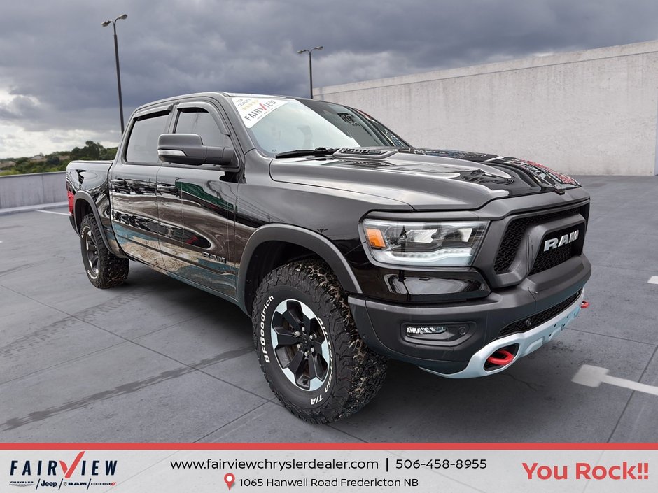 2023 Ram 1500 Rebel GT Upgraded 35 inch tire package hard tunnel cover