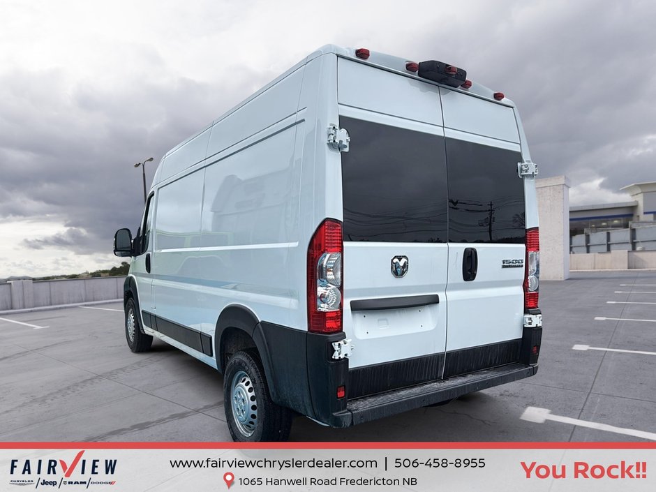 2025 Ram ProMaster Cargo Van Tradesman 1500  136 high roof with convenience group, and safety group brand new