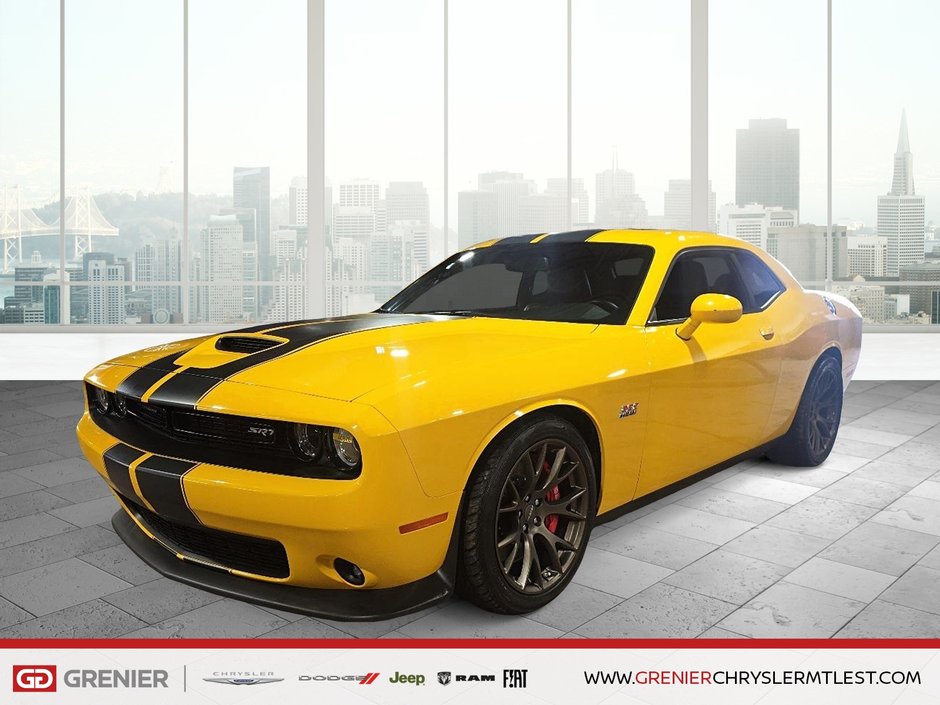 Dodge Challenger SRT 392 + RWD + MANUELLE + V8 HEMI 6.4L 2018 à Pointe-Aux-Trembles, Québec - w940px