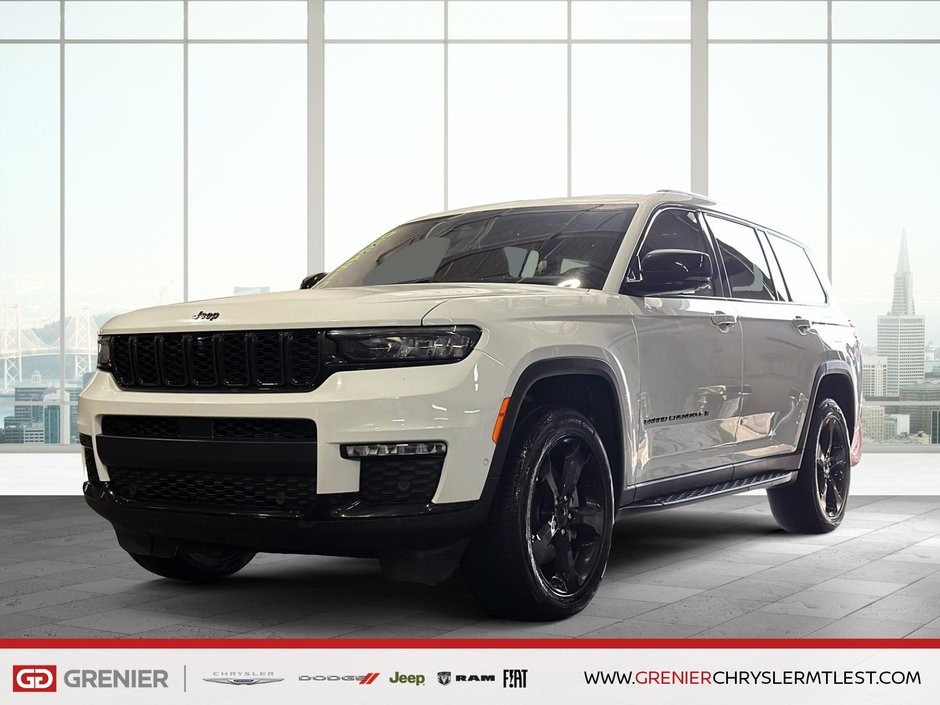 Jeep Grand Cherokee L LIMITED + 4X4 + ALLURE NOIRE 2024 à Pointe-Aux-Trembles, Québec - w940px