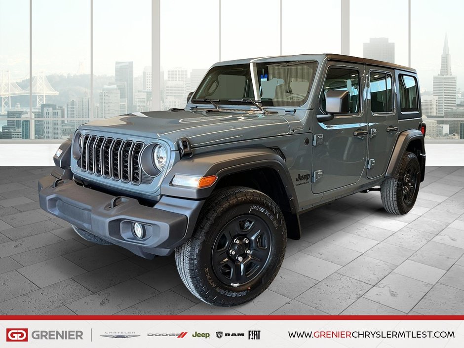 2024 Jeep WRANGLER 4-Door SPORT in Pointe-Aux-Trembles, Quebec - w940px