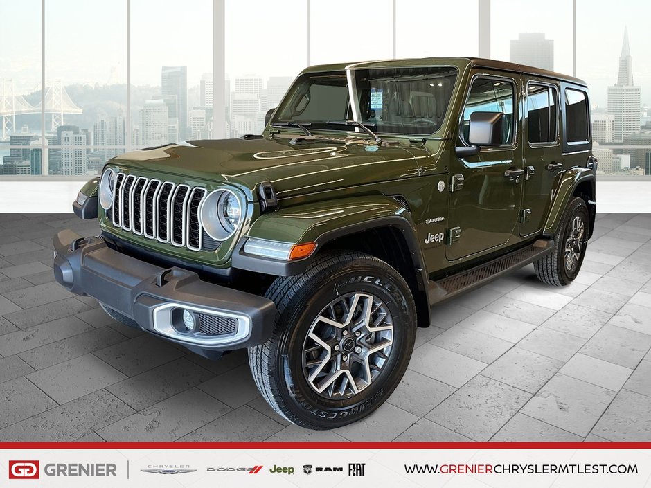 Jeep WRANGLER 4-Door SAHARA 2024 à Pointe-Aux-Trembles, Québec - w940px