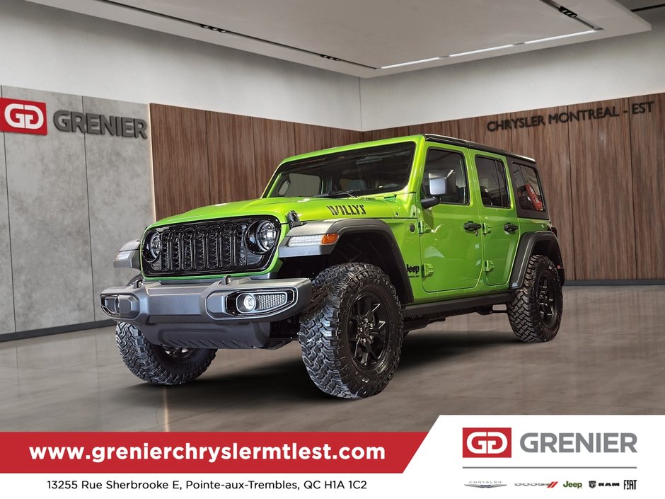 2026 Jeep Wrangler 4-Door WILLYS in Pointe-Aux-Trembles, Quebec - w940px