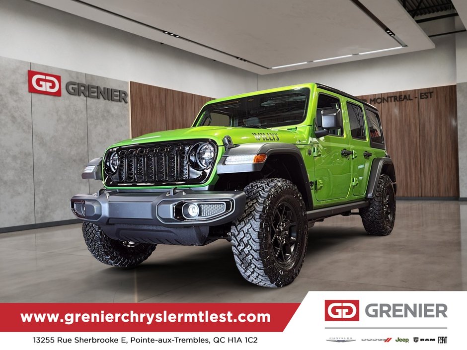 2026 Jeep Wrangler 4-Door WILLYS in Pointe-Aux-Trembles, Quebec - w940px