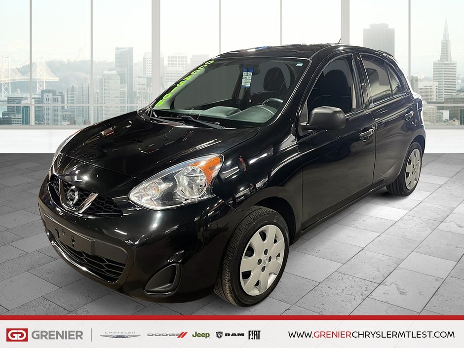 2019 Nissan Micra S + TRANSMISSION MANUELLE in Pointe-Aux-Trembles, Quebec - w940px
