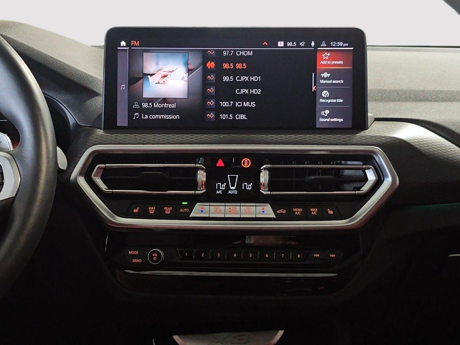 BMW X3 XDRIVE M SPORT TOIT PANO CUIR ROUGE CARPLAY GPS 2024-25