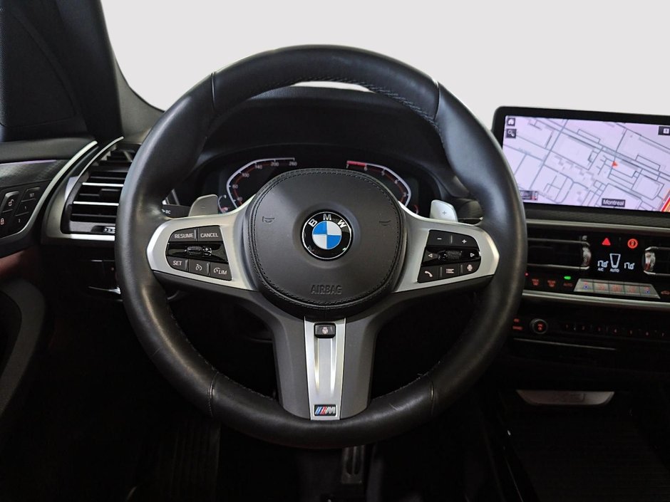 BMW X3 XDRIVE M SPORT TOIT PANO CUIR ROUGE CARPLAY GPS 2024-32