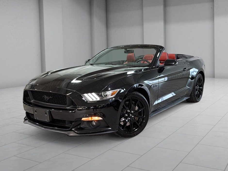 Ford Mustang GT PREMIUM CONVERTIBLE CARPLAY CAMERA GPS CUIR 2017-0