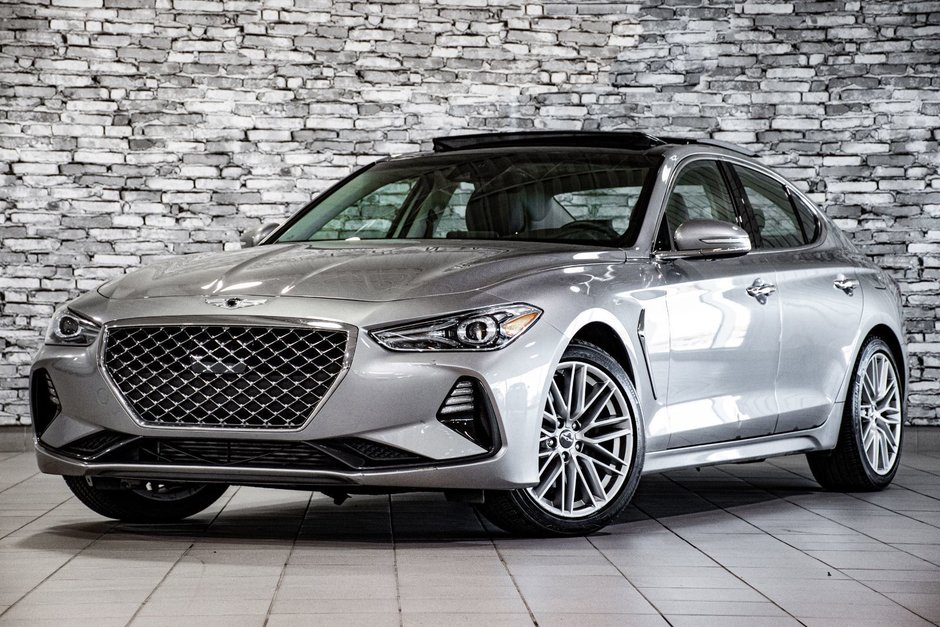 2021 GENESIS G70 2.0T Elite AWD CUIR TOIT NAV CAMERA-0