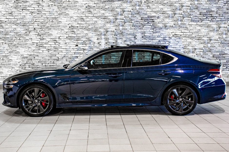 GENESIS G70 3.3T SPORT AWD 365 HP HEAD UP DISP CAM360 CUIR 2022-15