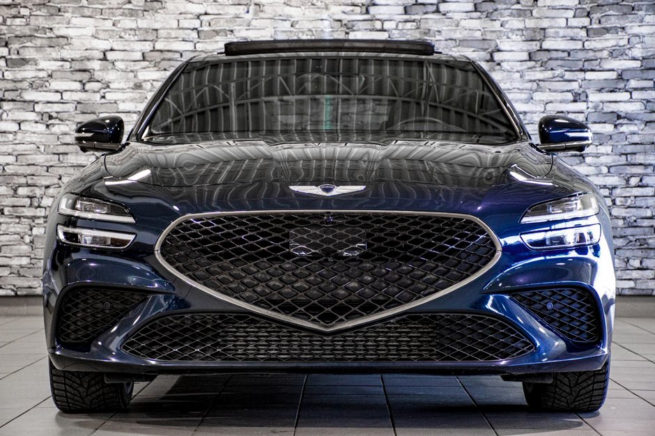 GENESIS G70 3.3T SPORT AWD 365 HP HEAD UP DISP CAM360 CUIR 2022-4