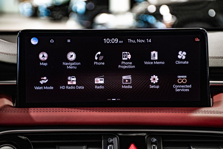 GENESIS G70 3.3T SPORT AWD 365 HP HEAD UP DISP CAM360 CUIR 2022-27