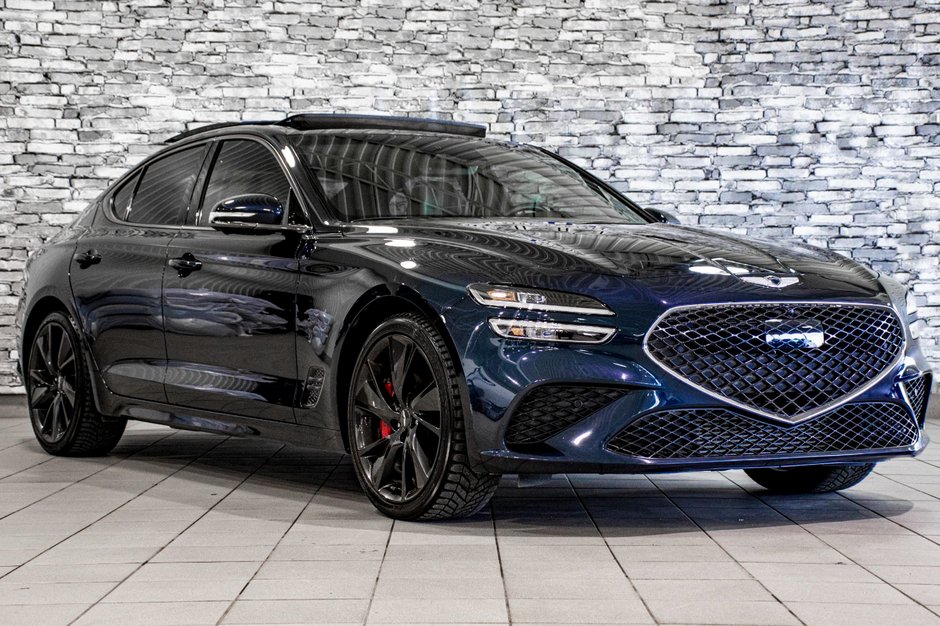 GENESIS G70 3.3T SPORT AWD 365 HP HEAD UP DISP CAM360 CUIR 2022-6