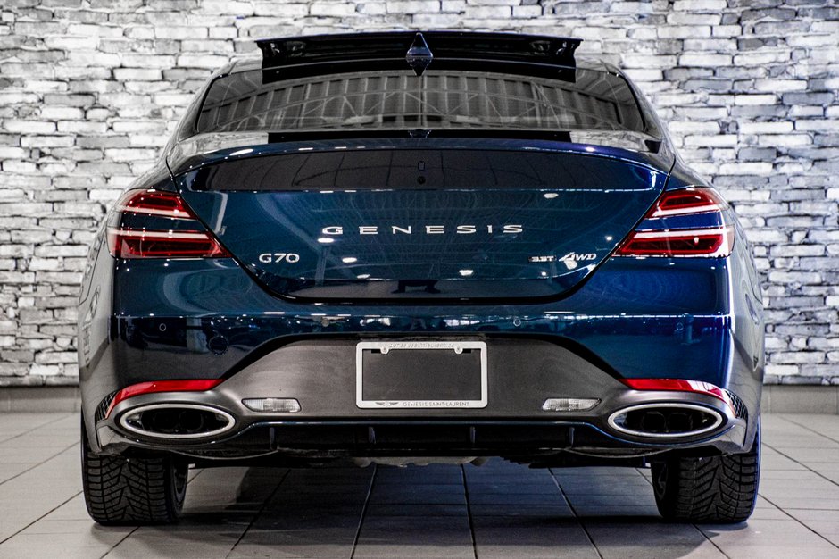 GENESIS G70 3.3T SPORT AWD 365 HP HEAD UP DISP CAM360 CUIR 2022-11
