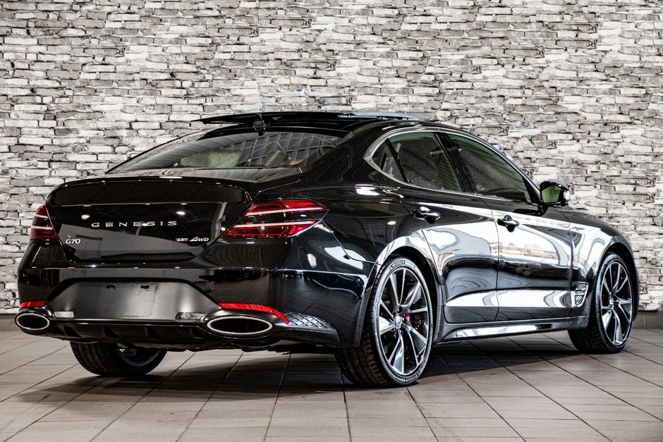 GENESIS G70 3.3T SPORT AWD 365 HP HEAD UP DISP CAM360 CUIR 2022-11