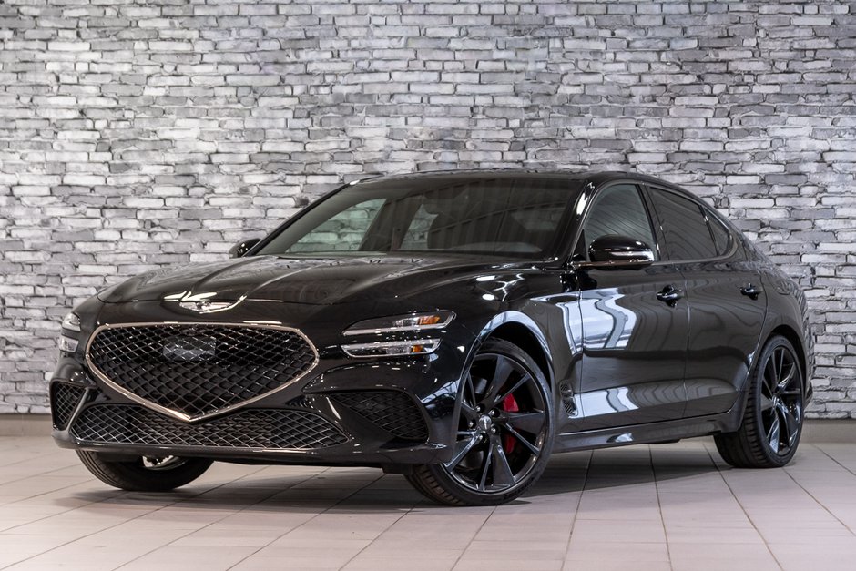 2022 GENESIS G70 3.3T SPORT AWD 365 HP HEAD UP DISP CAM360 CUIR-0