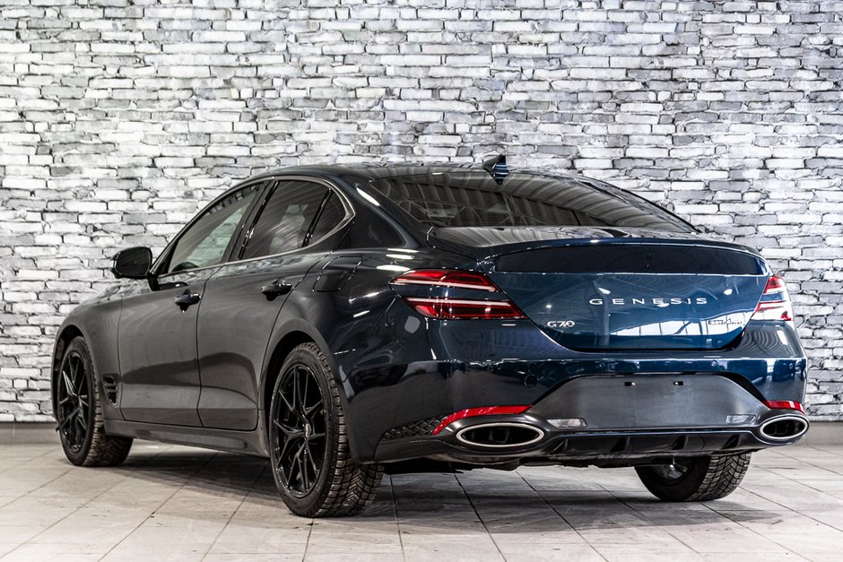 GENESIS G70 3.3T SPORT AWD 365 HP HEAD UP DISP CAM360 CUIR 2022-8