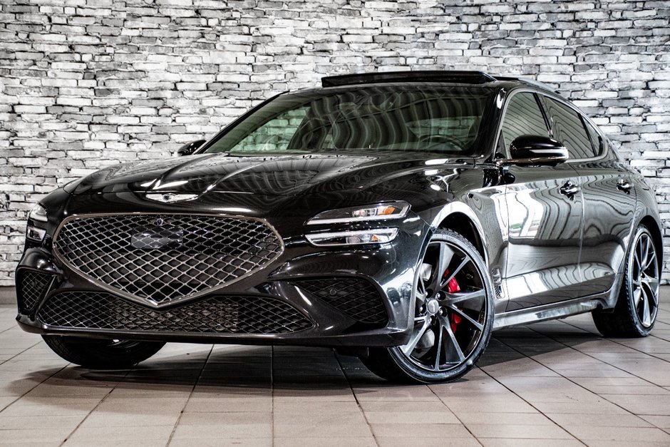 2023 GENESIS G70 3.3T SPORT 365HP CAM360 HUD CUIR NAPPA TOIT NAV-0