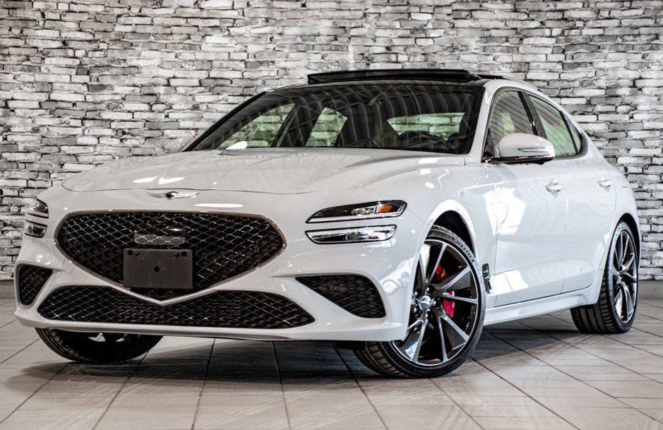 GENESIS G70 3.3T SPORT AWD 365 HP HEAD UP DISP CAM360 CUIR 2023-0