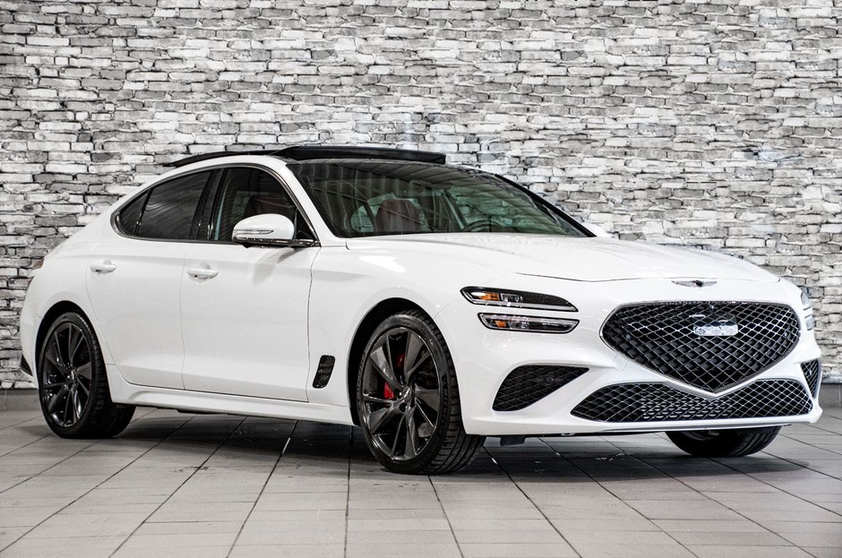 GENESIS G70 3.3T SPORT AWD 365 HP HEAD UP DISP CAM360 CUIR 2023-8