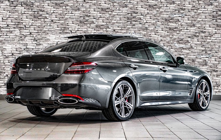 GENESIS G70 3.3T SPORT AWD 365 HP HEAD UP DISP CAM360 CUIR 2023-11